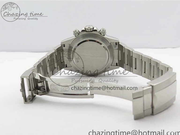 116500 Bracelet Noob Bezel Ceramic Edition Daytona A7750 White SS on 1:1 Dial Best 0520